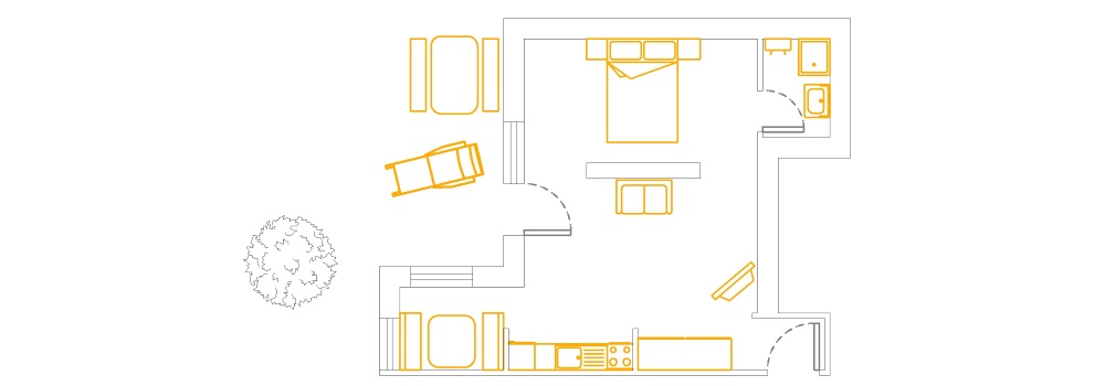 Layout Wohnung 2